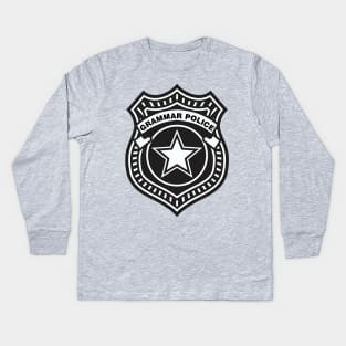 Grammar Police Kids Long Sleeve T-Shirt